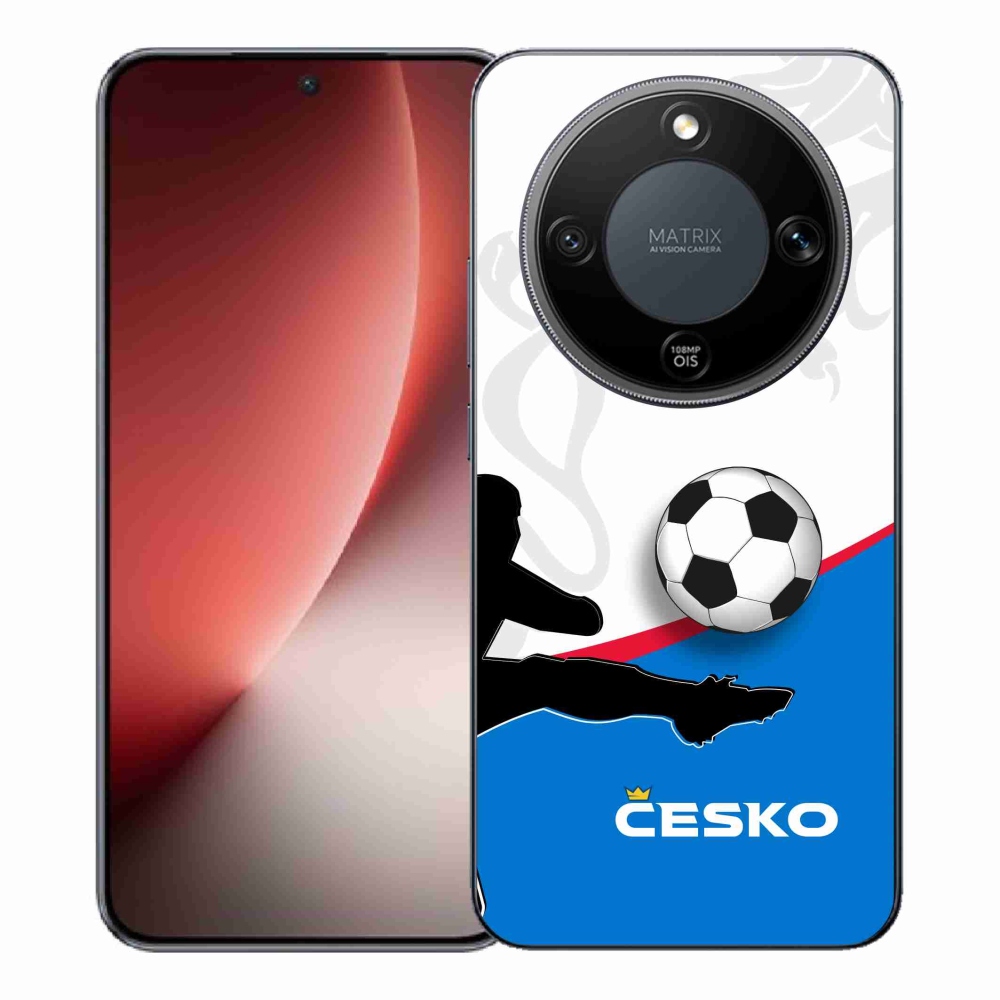 Gél borítás mmCase a Honor Magic 8 Lite 5G-hez - futball Csehország 3