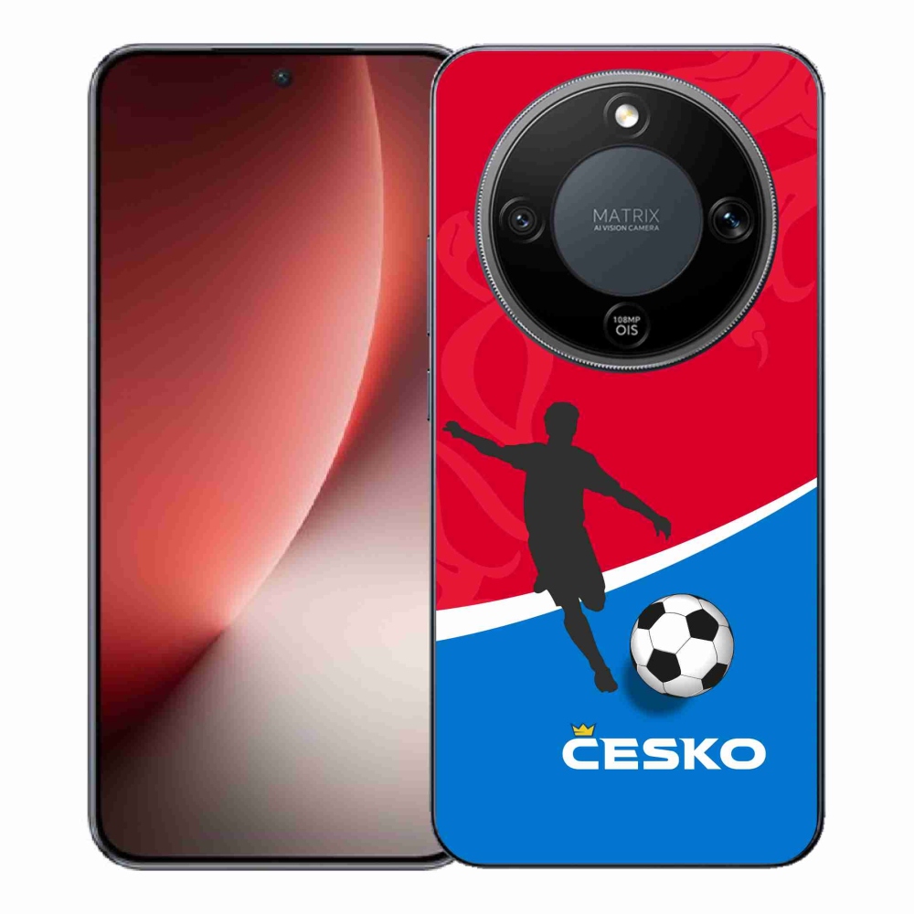 Gél borítás mmCase a Honor Magic 8 Lite 5G készülékhez - futball Csehország