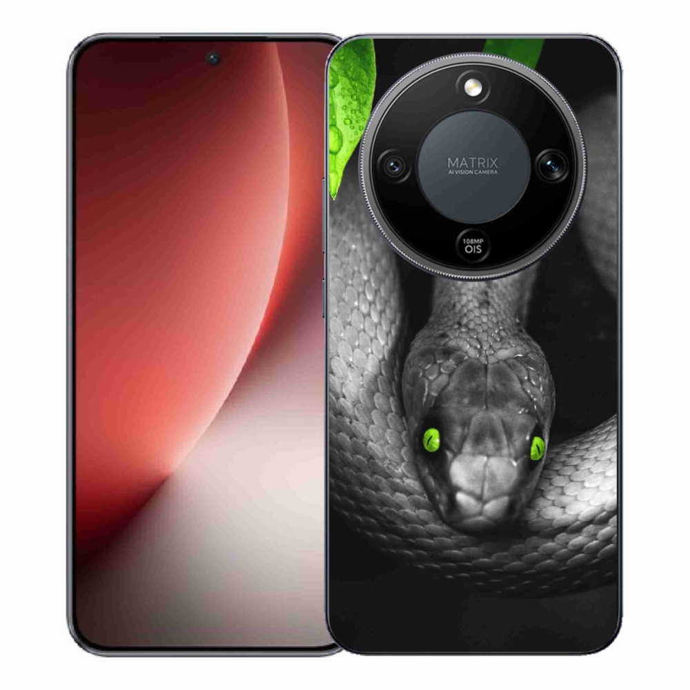 Zselés borítás mmCase a Honor Magic 8 Lite 5G számára - kígyó