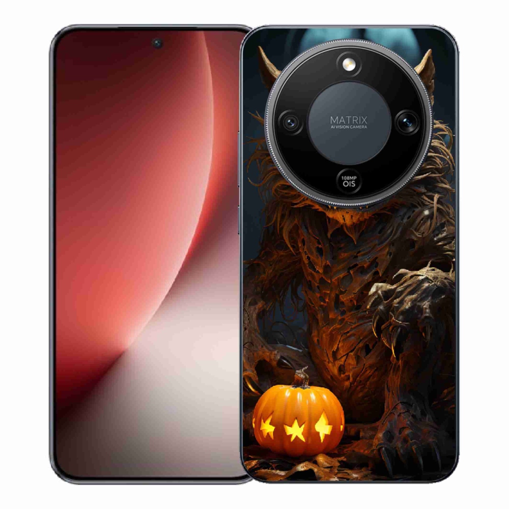 Gél borító mmCase a Honor Magic 8 Lite 5G számára - Halloween szörnyeteg