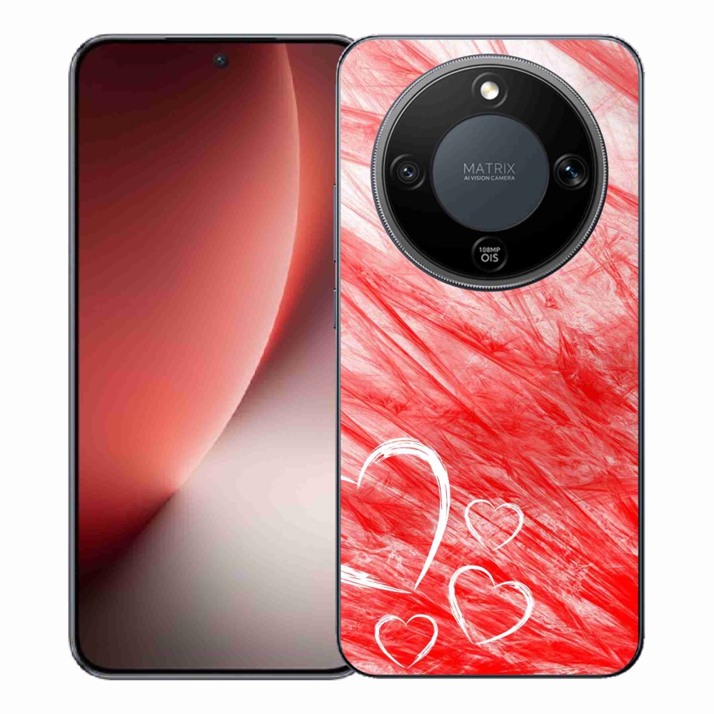 Zselés borítás mmCase a Honor Magic 8 Lite 5G számára - szív