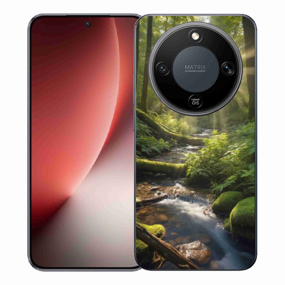 Gél borítás mmCase a Honor Magic 8 Lite 5G számára - az erdő mélysége