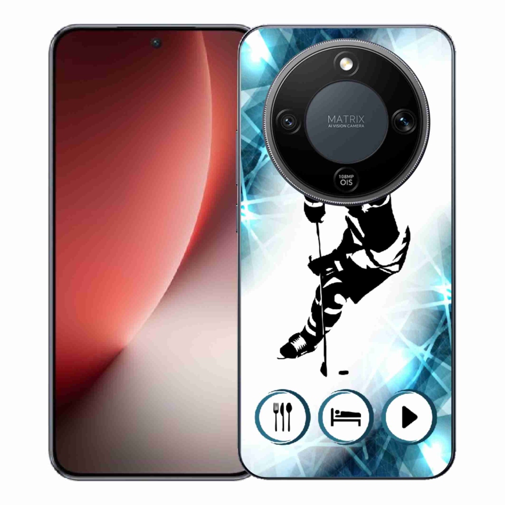 Zselés borítás mmCase a Honor Magic 8 Lite 5G számára - hoki 1