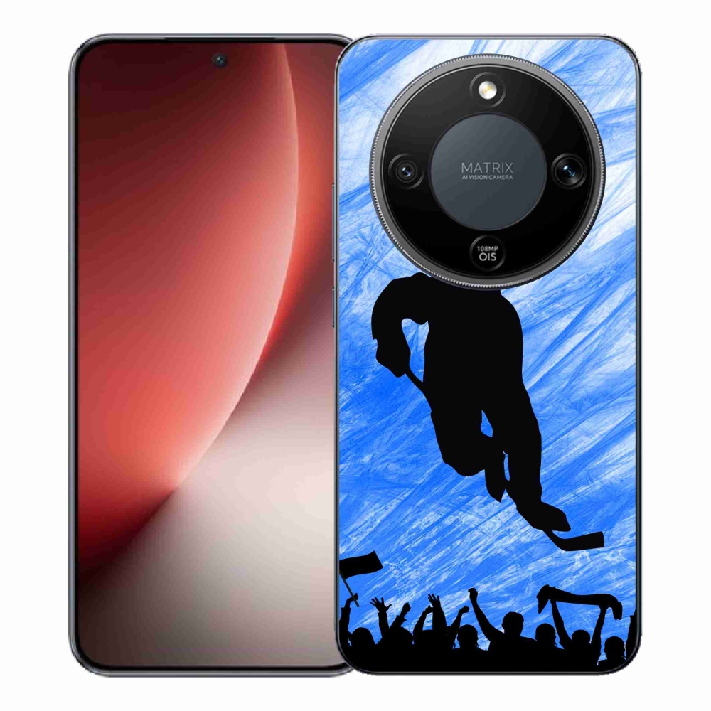 Zselés borítás mmCase a Honor Magic 8 Lite 5G számára - hokis játékos