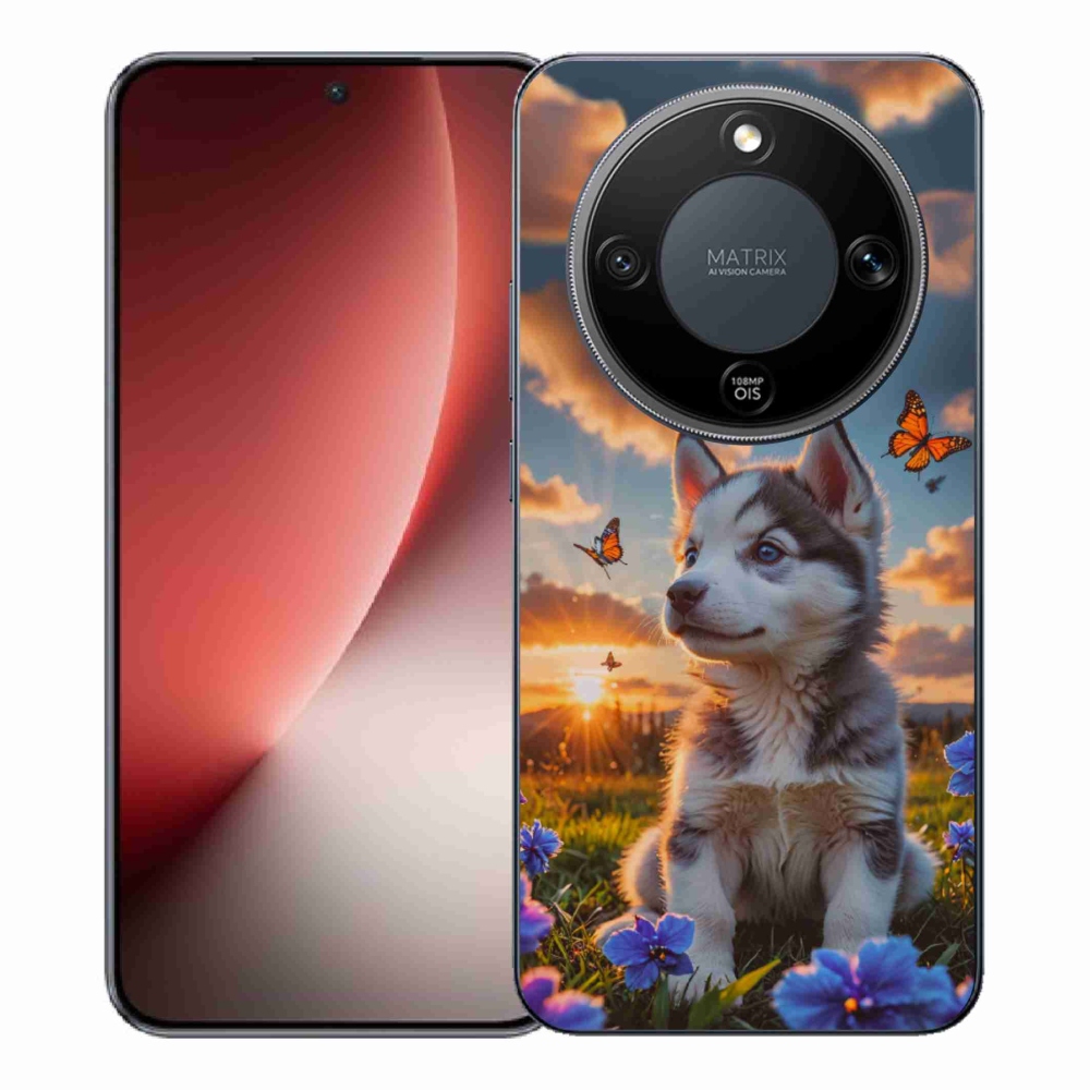 mmCase gél tok az Honor Magic 8 Lite 5G-hez – husky naplementekor
