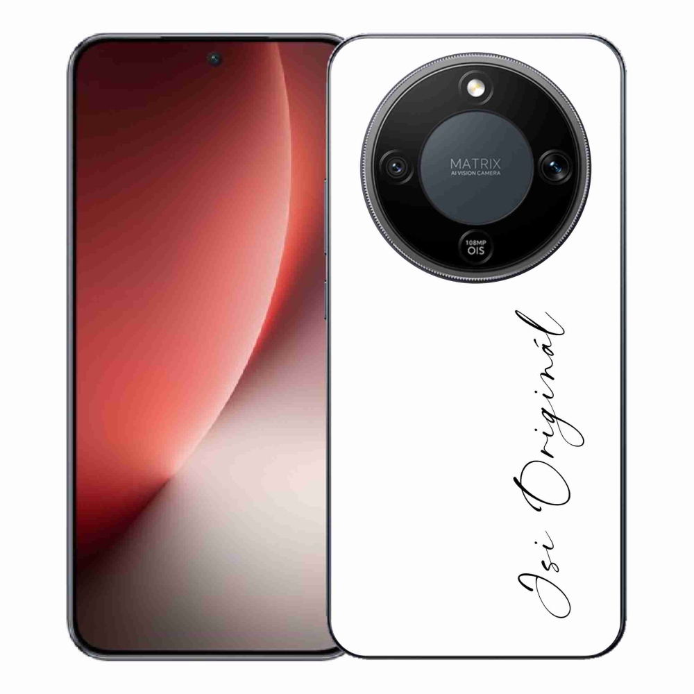 Gél borító mmCase a Honor Magic 8 Lite 5G-n - te vagy az eredeti fehér háttér