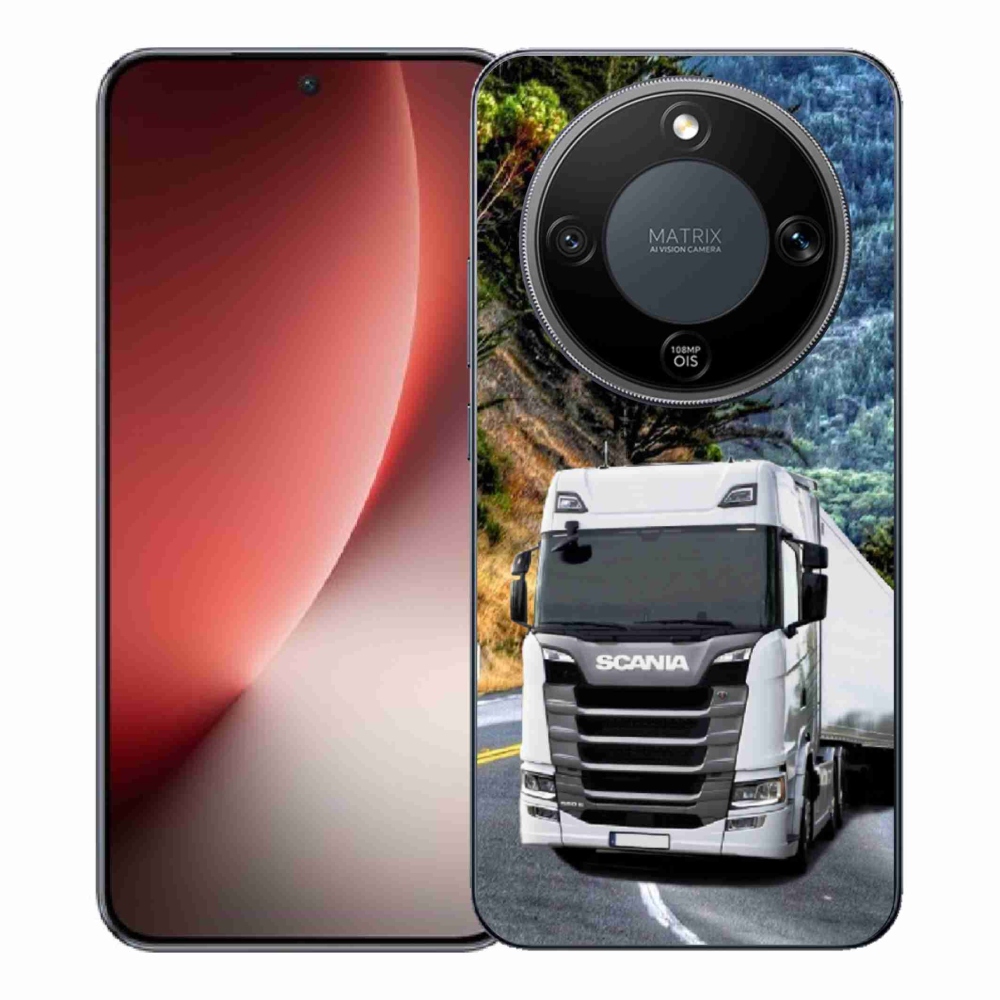 Zselés borítás mmCase a Honor Magic 8 Lite 5G készülékhez - teherautó 1