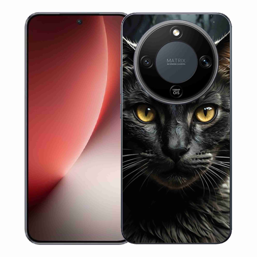 Gél borítás mmCase a Honor Magic 8 Lite 5G számára - macskaszem 3