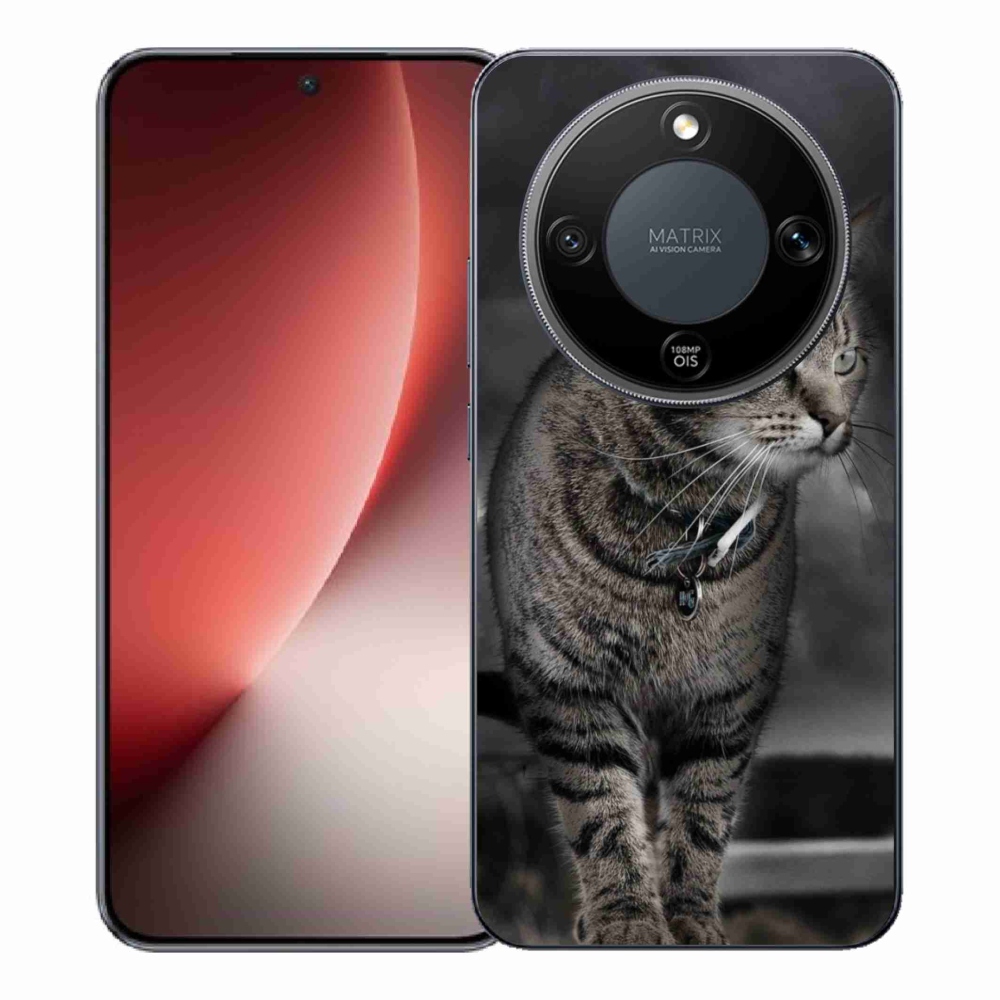 Zselés borítás mmCase a Honor Magic 8 Lite 5G készülékhez - macska