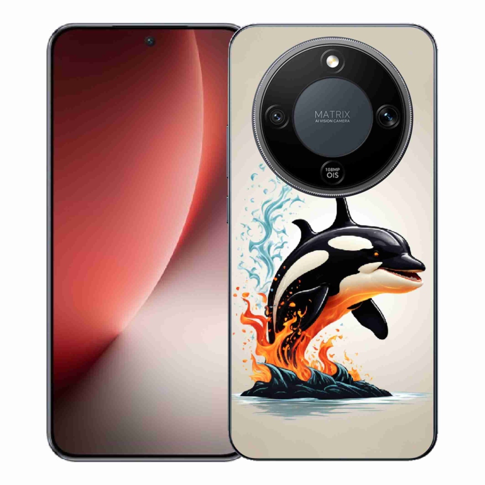 Zselés borítás mmCase a Honor Magic 8 Lite 5G számára - írisz