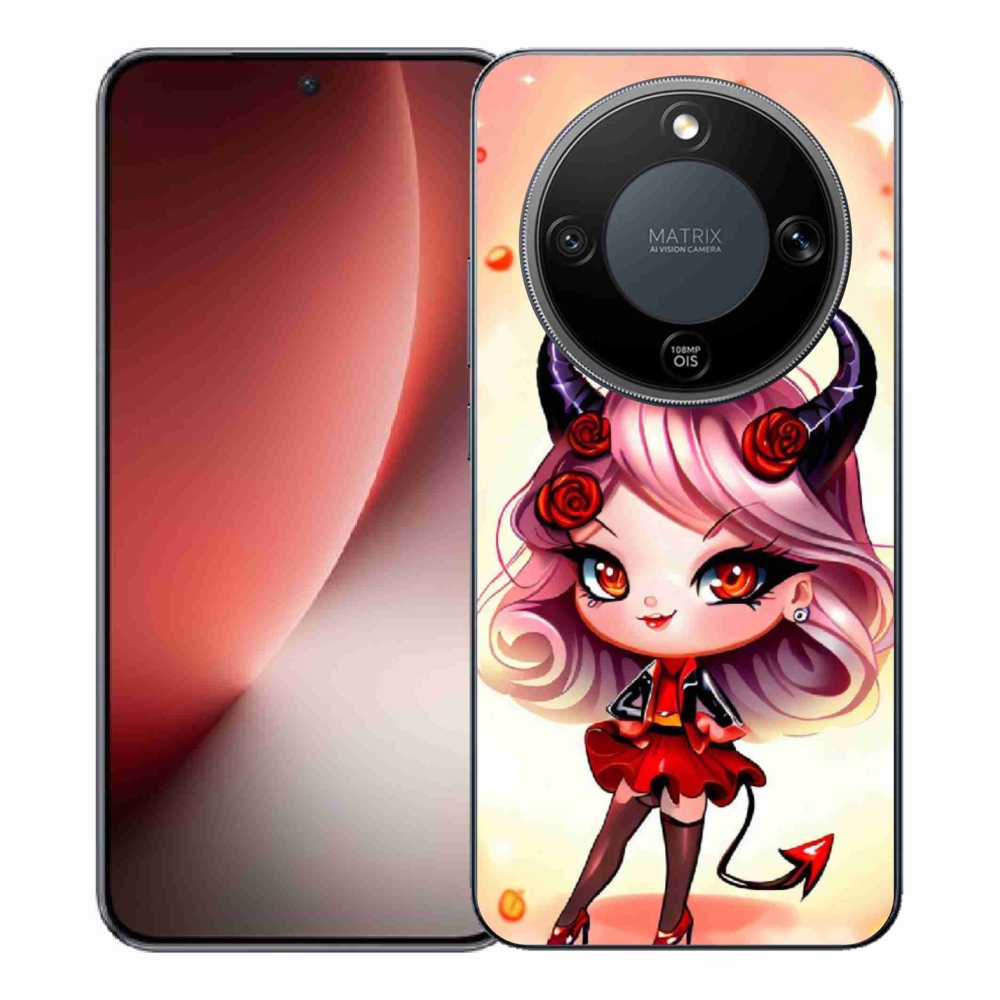 Gél borító mmCase a Honor Magic 8 Lite 5G számára - rajzfilm ördög