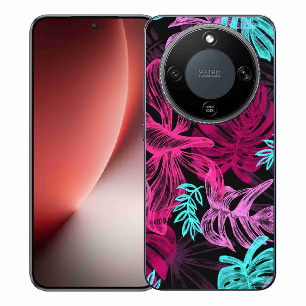 Zselés borítás mmCase a Honor Magic 8 Lite 5G számára - virágok 1