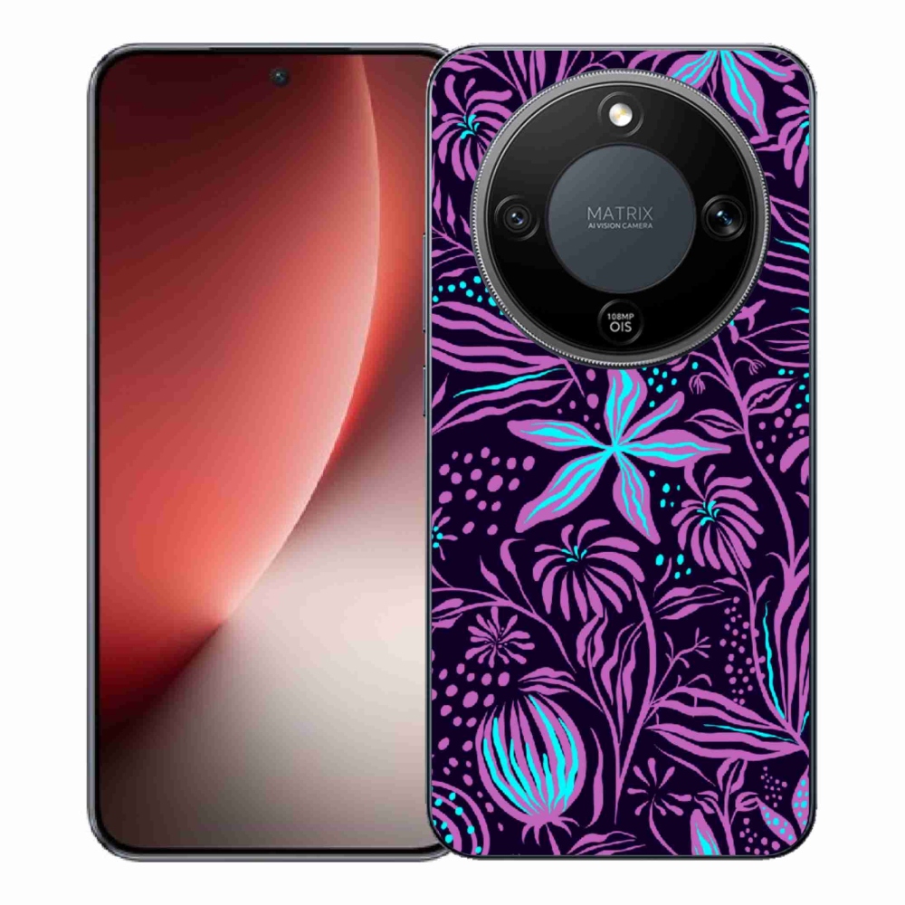 Zselés borítás mmCase a Honor Magic 8 Lite 5G számára - virágok 2