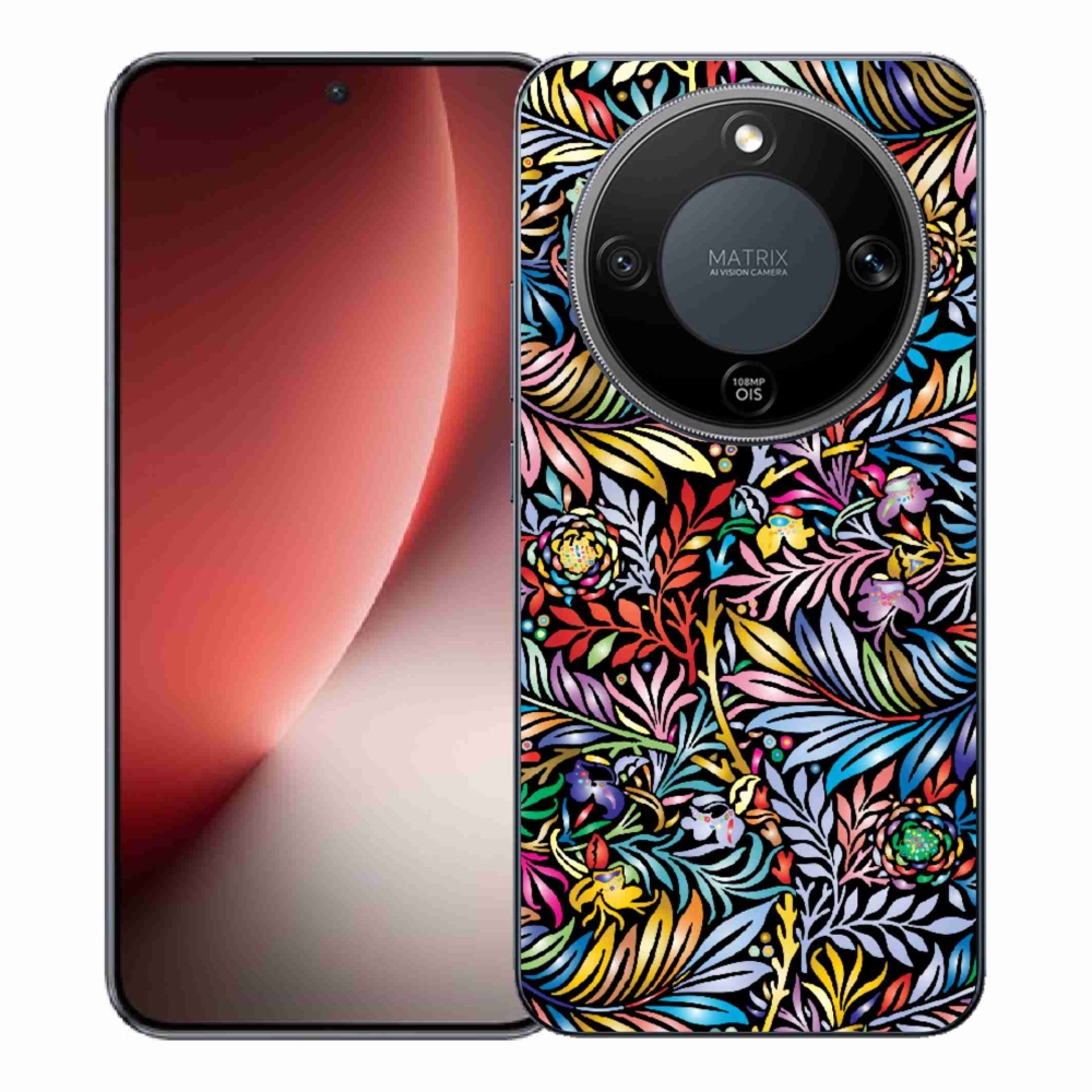 Gél borító mmCase a Honor Magic 8 Lite 5G számára - virágok 5