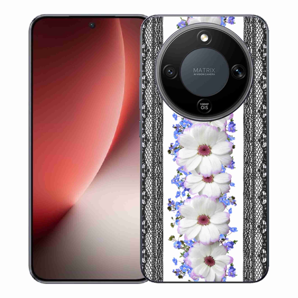 Gél borító mmCase a Honor Magic 8 Lite 5G számára - virágok 8