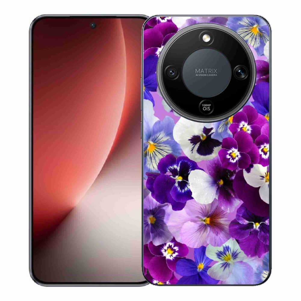 Gél borítás mmCase a Honor Magic 8 Lite 5G számára - virágok 9