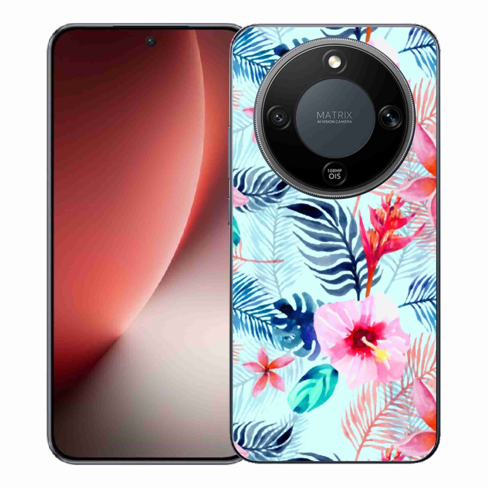 Gél borítás mmCase a Honor Magic 8 Lite 5G számára - virágok