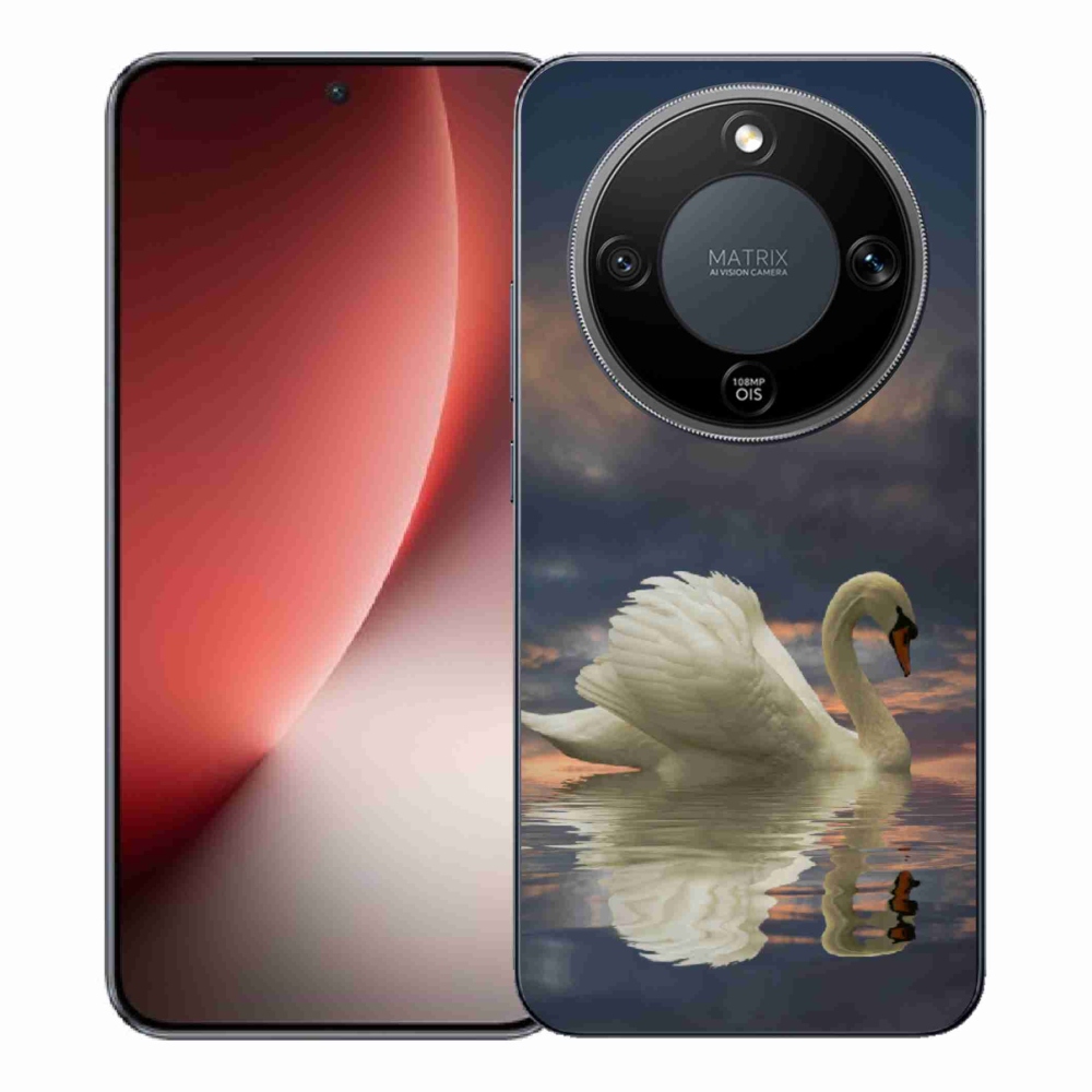 Zselés borítás mmCase a Honor Magic 8 Lite 5G készülékhez - hattyú