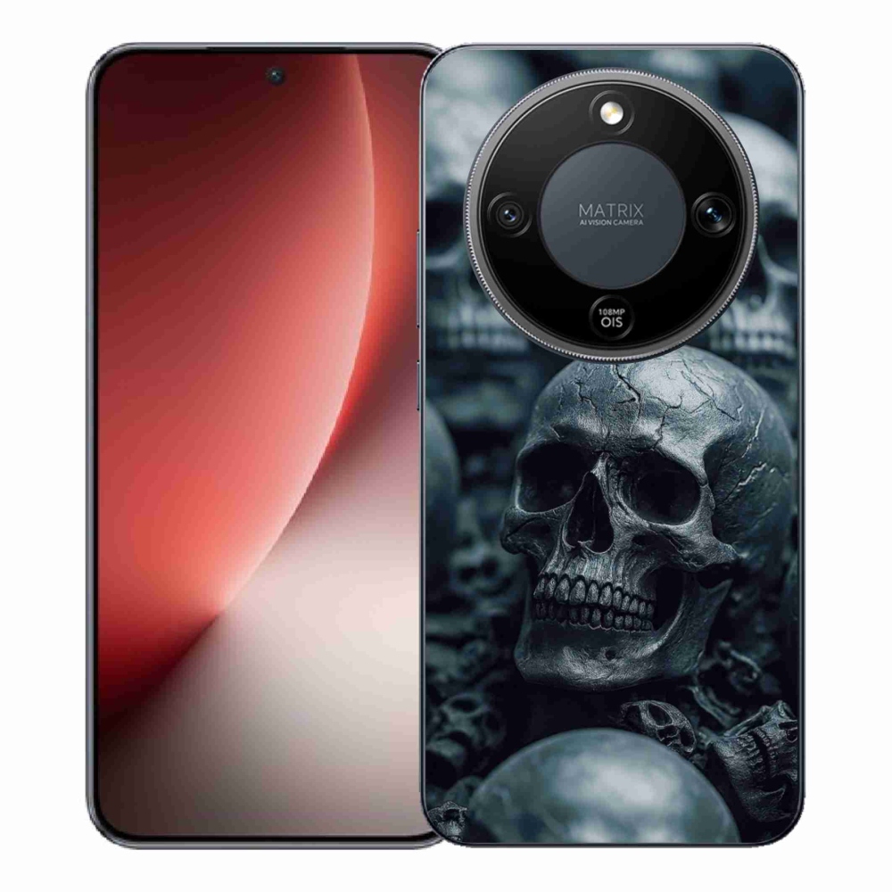 Gél borítás mmCase a Honor Magic 8 Lite 5G számára - Skull 2