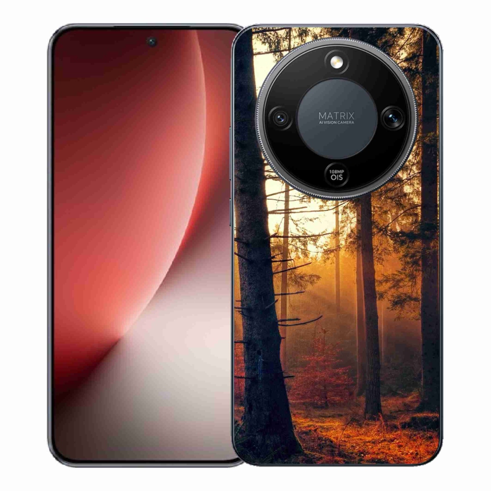 Zselés borítás mmCase a Honor Magic 8 Lite 5G számára - erdő