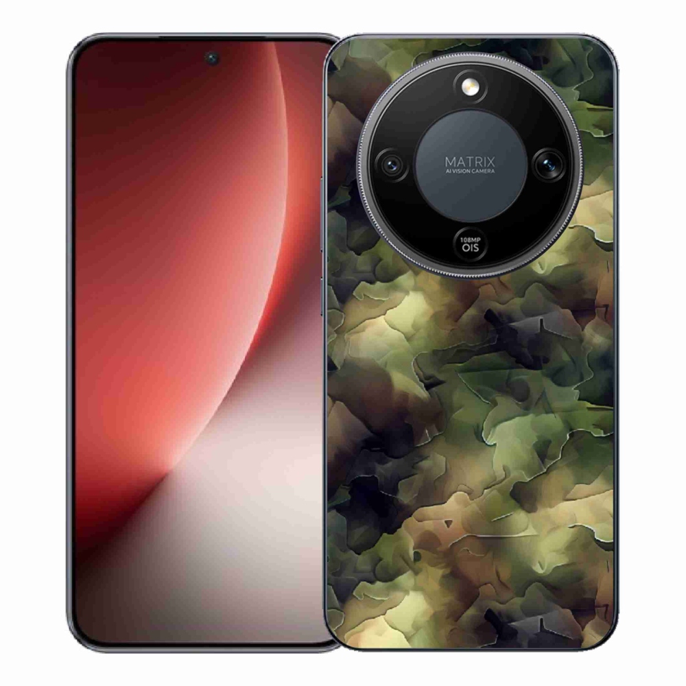 Zselés borítás mmCase a Honor Magic 8 Lite 5G számára - álcázó minta 10