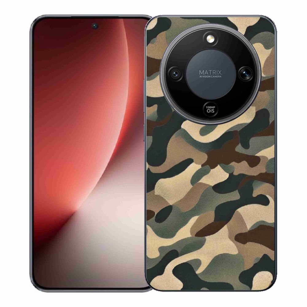 Zselés borítás mmCase a Honor Magic 8 Lite 5G számára - álcázó minta 11