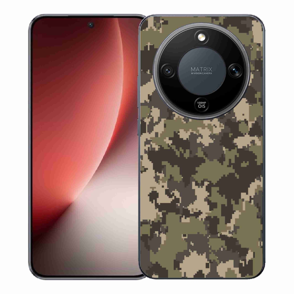 Zselés borítás mmCase a Honor Magic 8 Lite 5G számára - álcázó minta 12