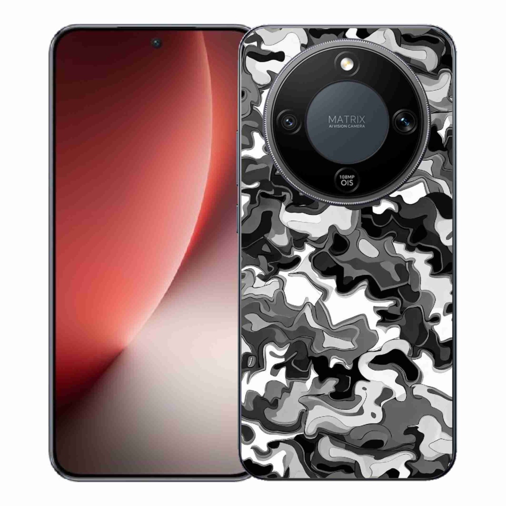 Zselés borítás mmCase a Honor Magic 8 Lite 5G számára - álcázó minta 3