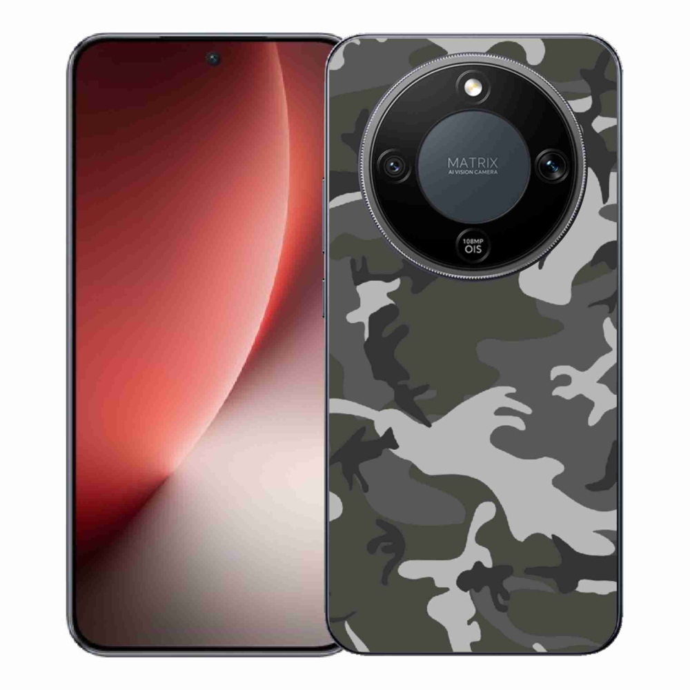 Zselés borítás mmCase a Honor Magic 8 Lite 5G számára - álcázó mintás