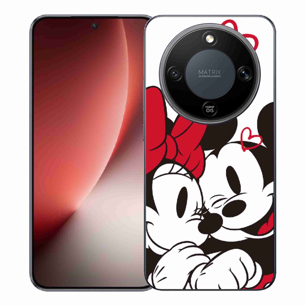 Zselés borítás mmCase a Honor Magic 8 Lite 5G készülékhez - minnie és mickey