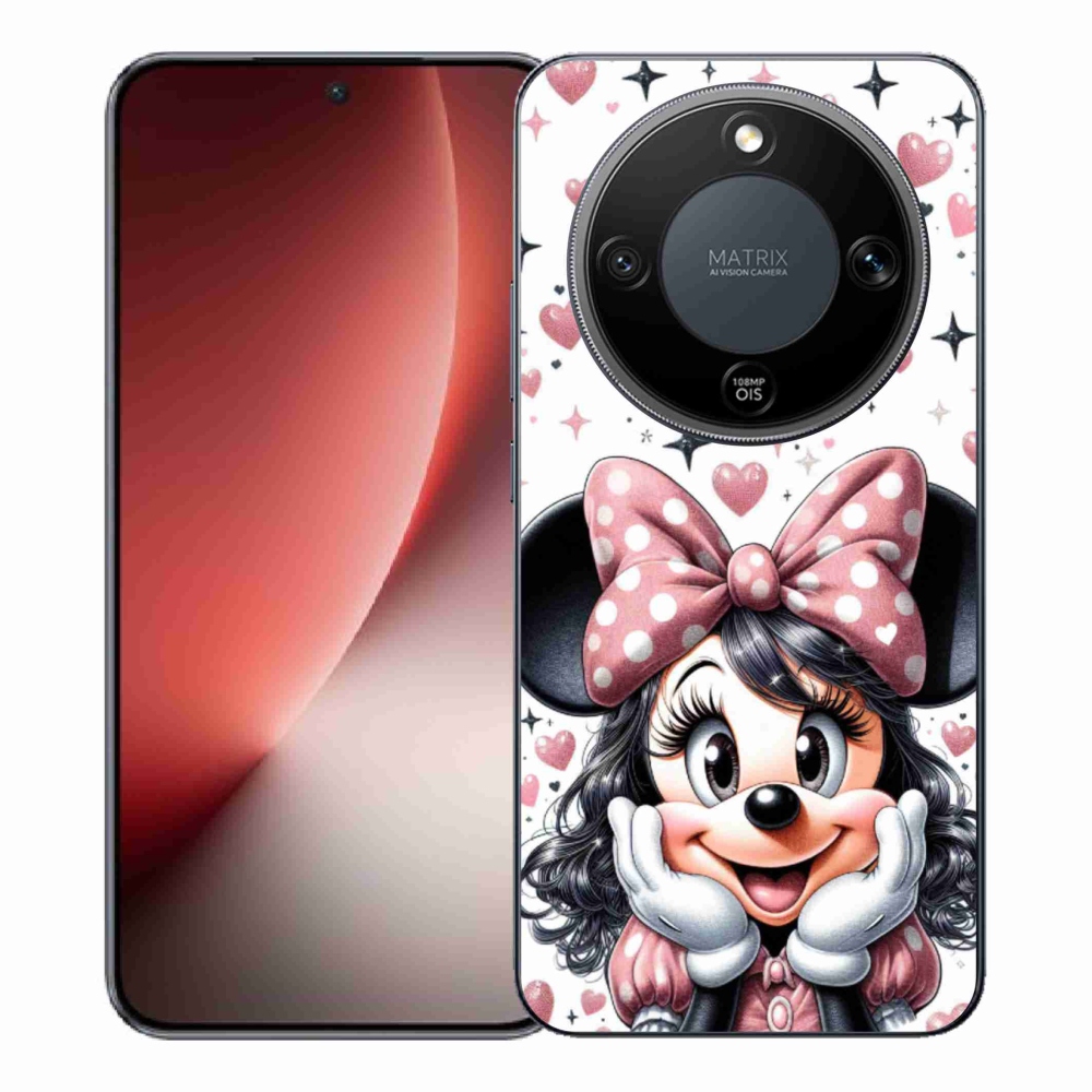 Gél borítás mmCase a Honor Magic 8 Lite 5G számára - minnie