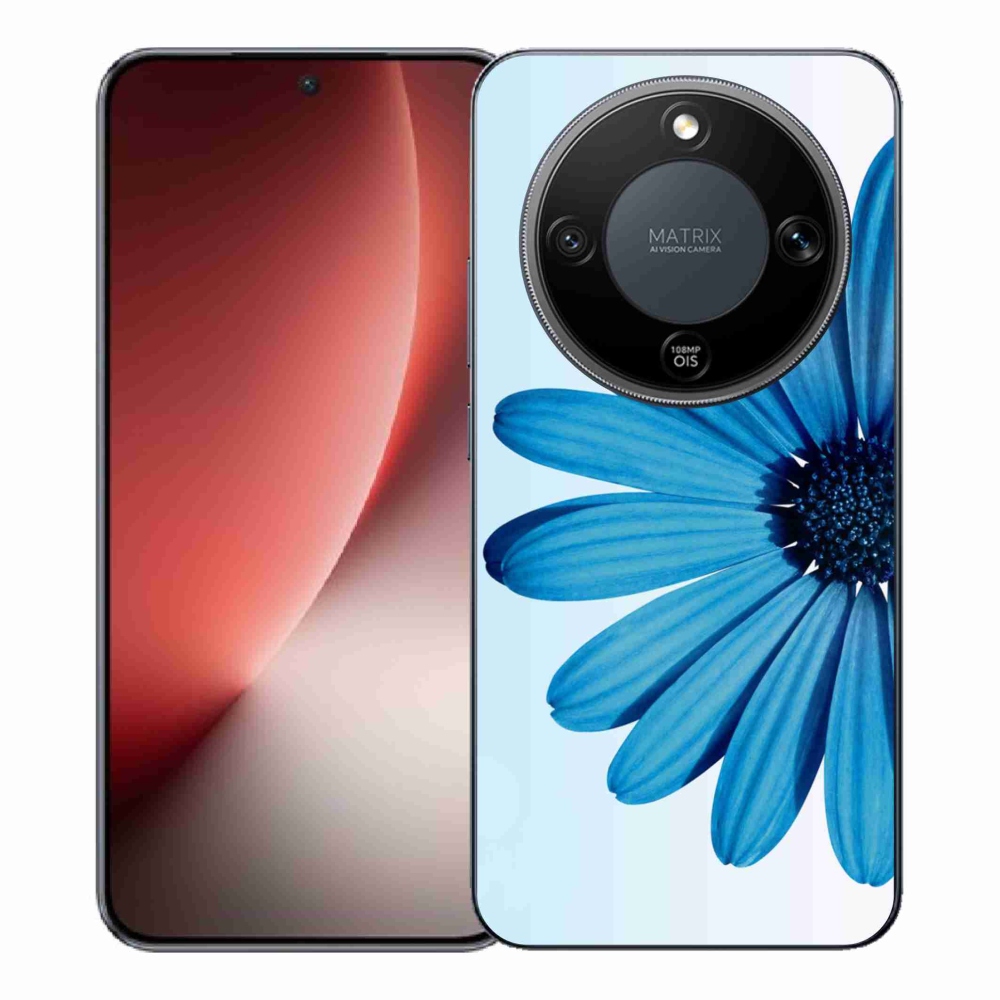 Zselés borítás mmCase a Honor Magic 8 Lite 5G készülékhez - kék színű margaréta