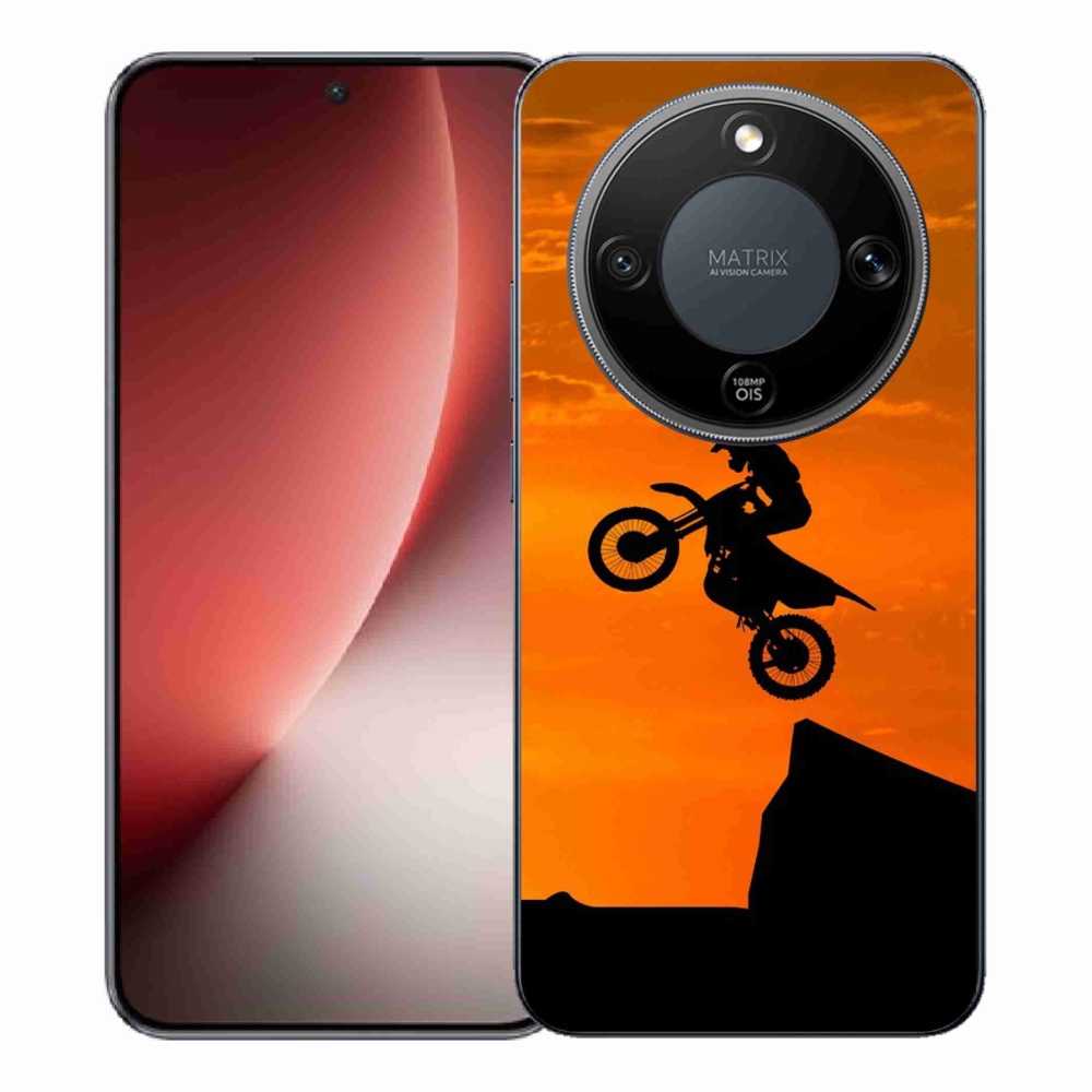 Zselés borítás mmCase a Honor Magic 8 Lite 5G számára - motocross