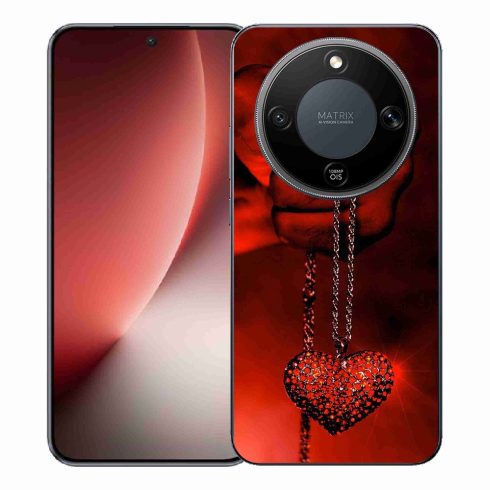 Gél borítás mmCase a Honor Magic 8 Lite 5G számára - nyaklánc