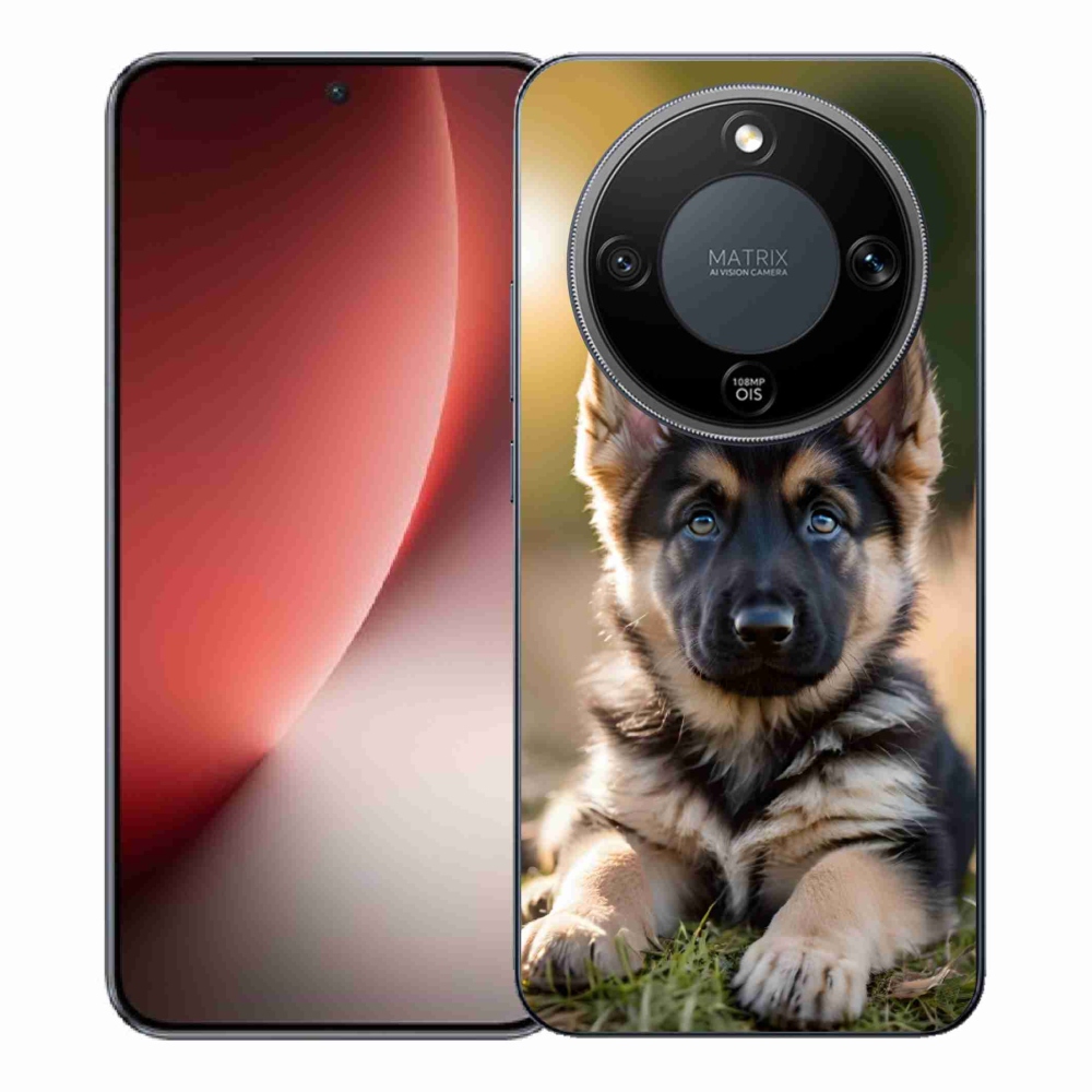 mmCase géltok az Honor Magic 8 Lite 5G-hez – német juhászkutya a természetben