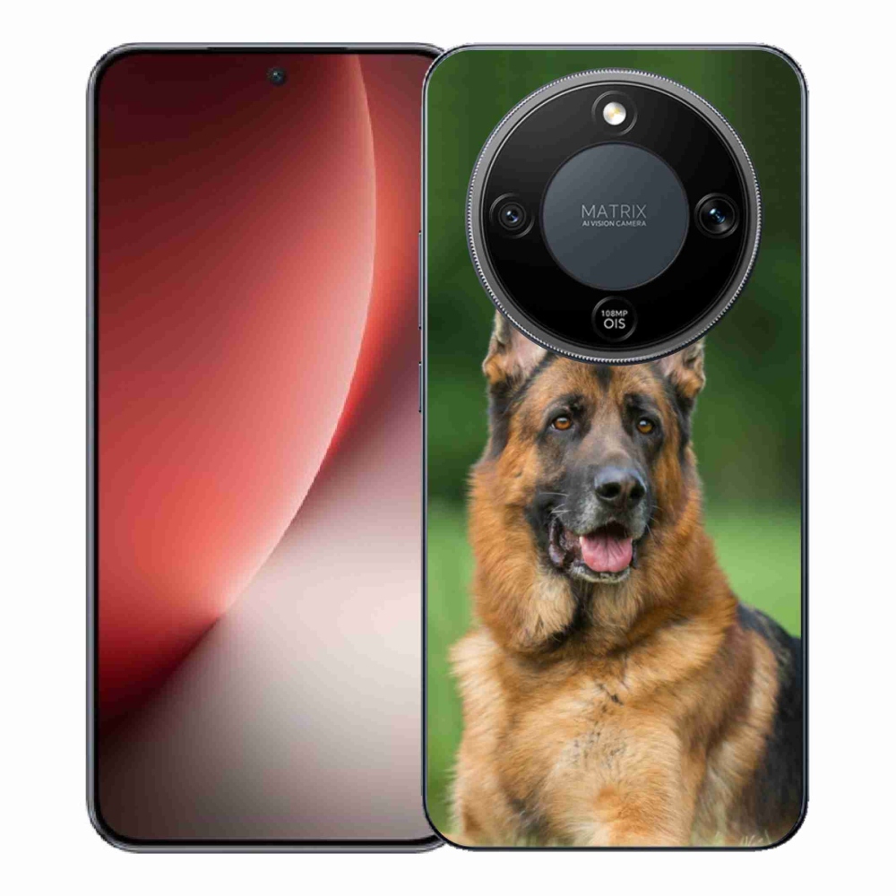 Zselés borítás mmCase a Honor Magic 8 Lite 5G számára - Német juhászkutya