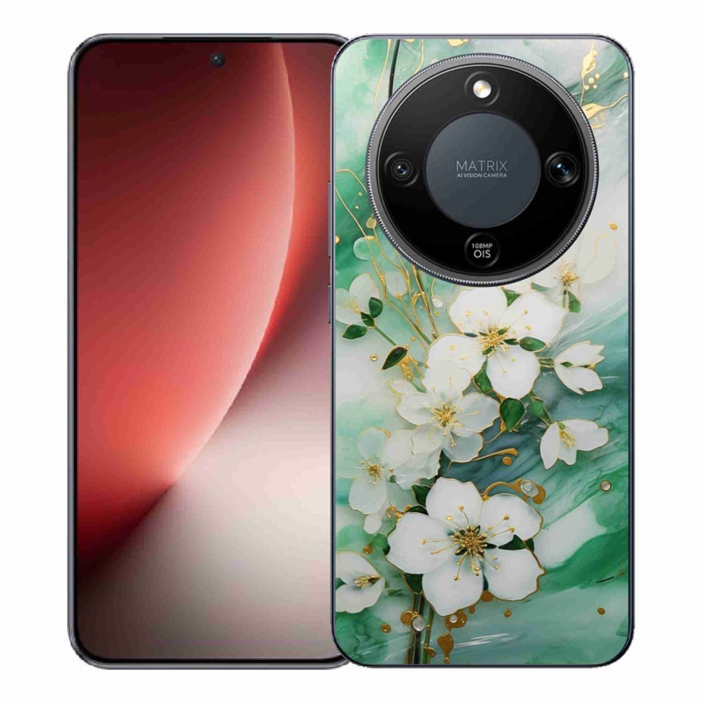 Gél borító mmCase a Honor Magic 8 Lite 5G számára - finom virágok