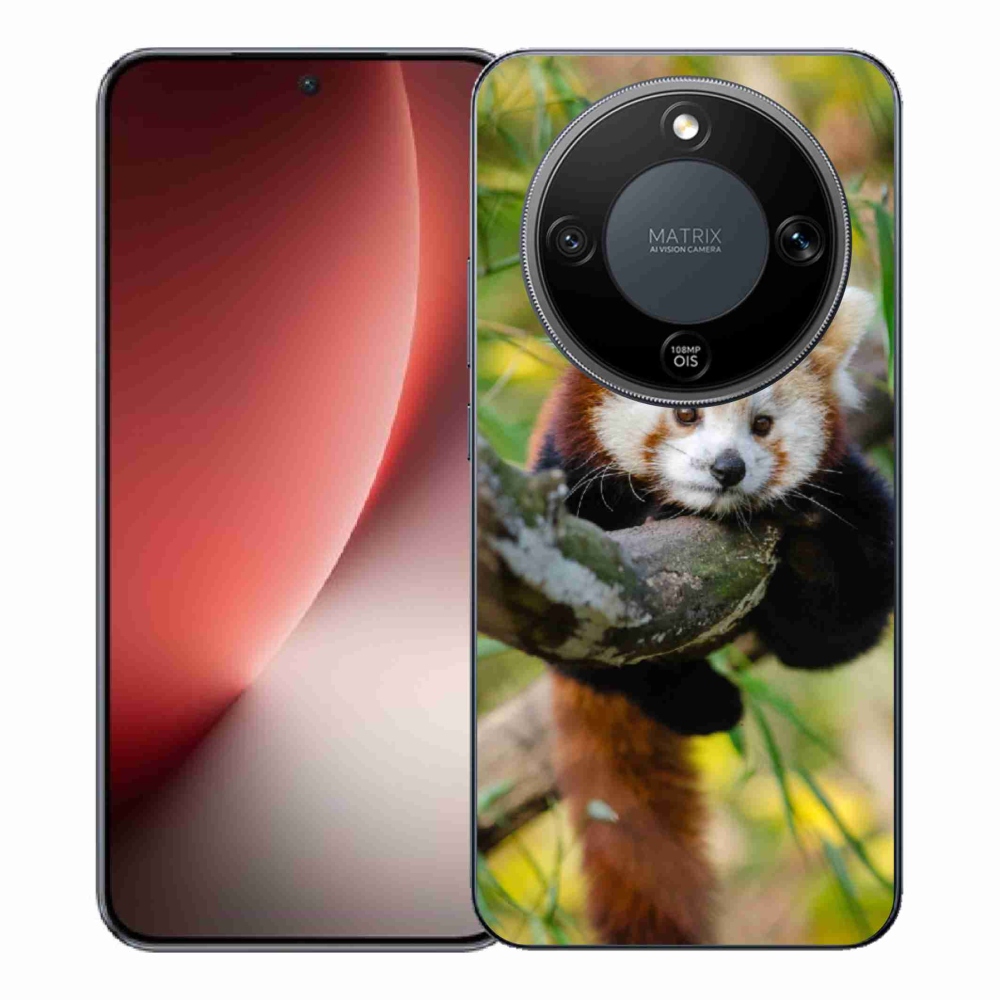 Zselés borítás mmCase a Honor Magic 8 Lite 5G készülékhez - pandavörös