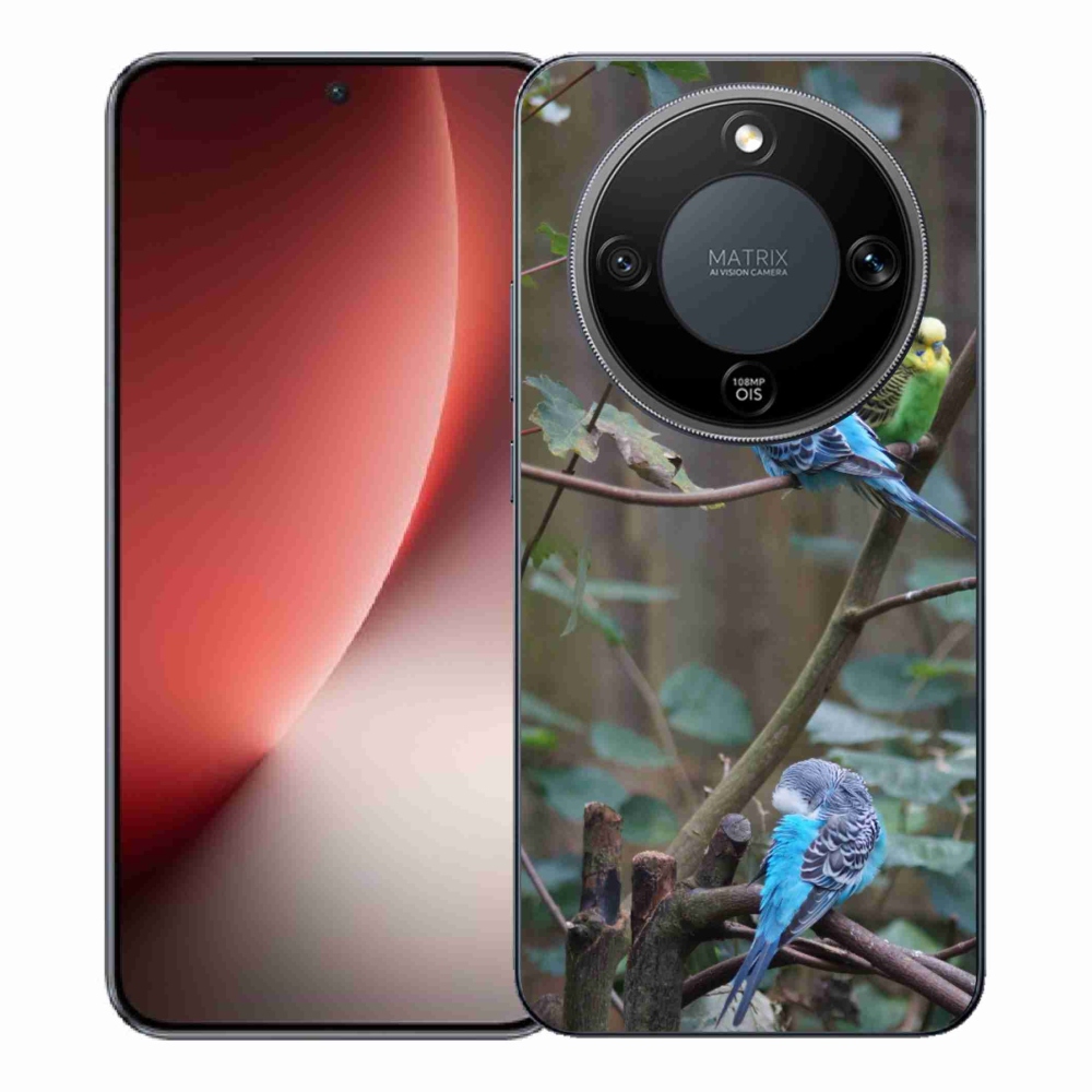 mmCase géltok az Honor Magic 8 Lite 5G-hez – papagájok egy ágon