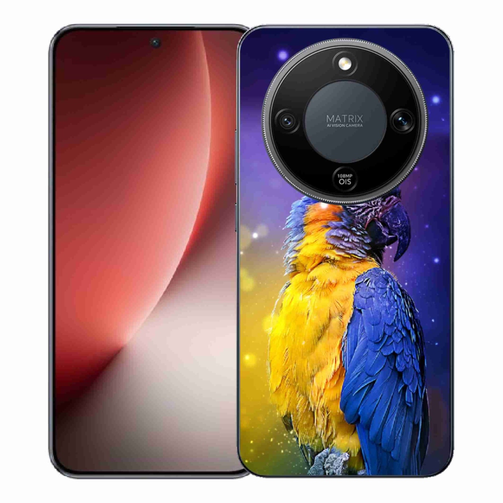 Gél borítás mmCase a Honor Magic 8 Lite 5G készülékhez - papagáj ara 1