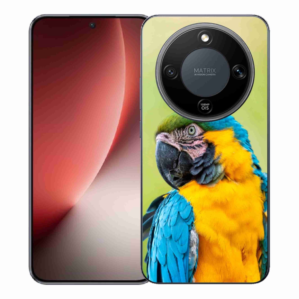 Gél borítás mmCase a Honor Magic 8 Lite 5G készülékhez - papagáj ara 2