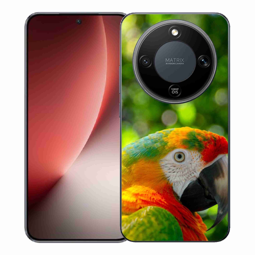 Gél borítás mmCase a Honor Magic 8 Lite 5G készülékhez - papagáj ara 3