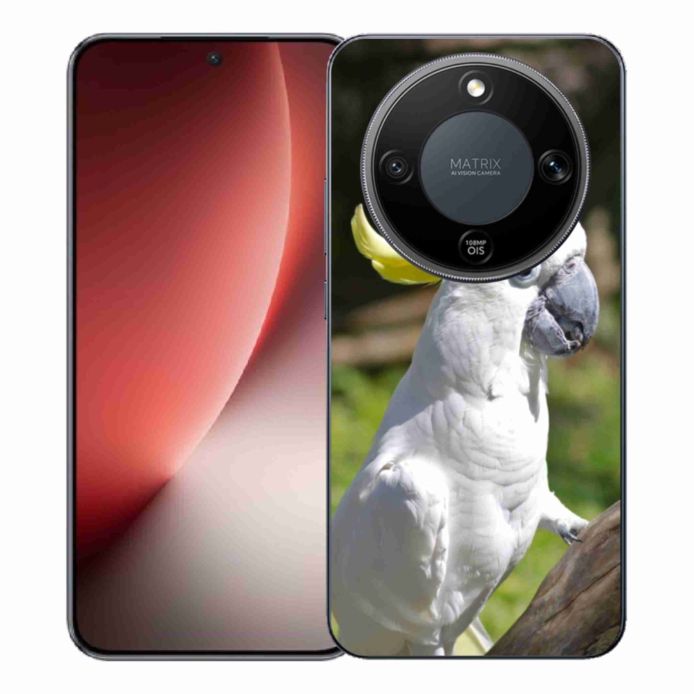 Gél borítás mmCase a Honor Magic 8 Lite 5G számára - papagáj kakadu 2