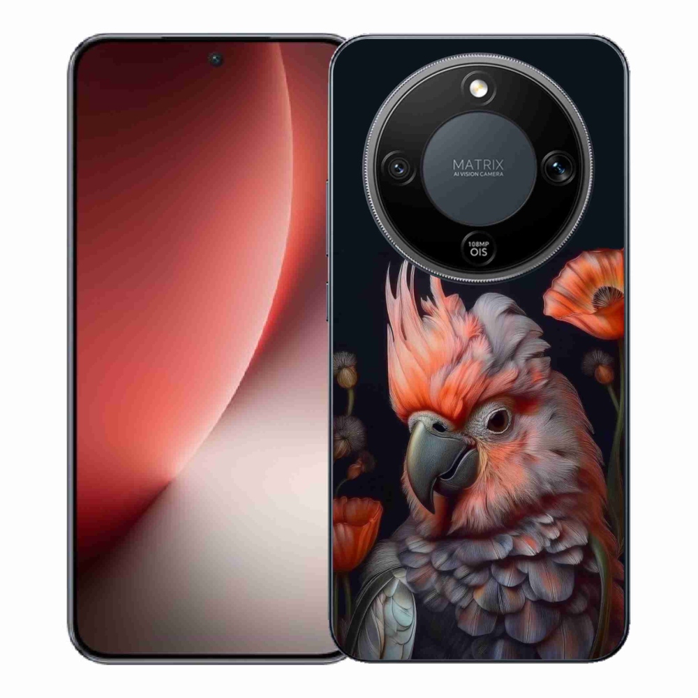 mmCase géltok az Honor Magic 8 Lite 5G-hez – színes kakadu papagáj