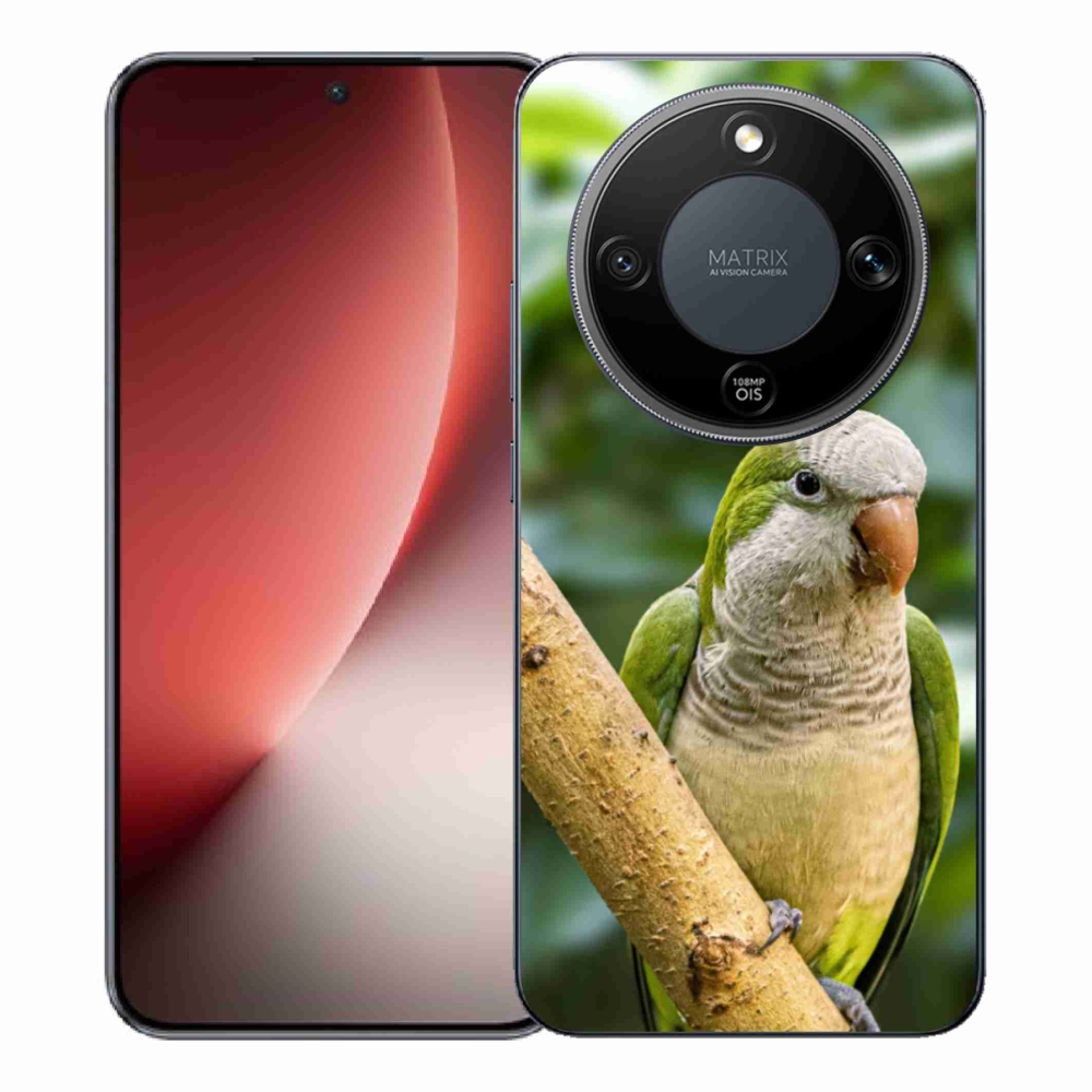 Zselés borítás mmCase a Honor Magic 8 Lite 5G készülékhez - papagáj