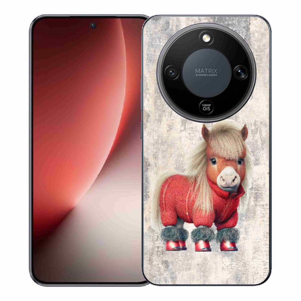 Gél borítás mmCase a Honor Magic 8 Lite 5G számára - póni pulóverben