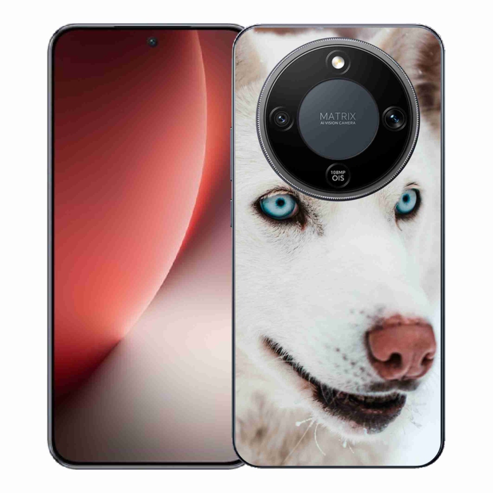 Zselés borítás mmCase a Honor Magic 8 Lite 5G számára - kutyaszemmel nézve