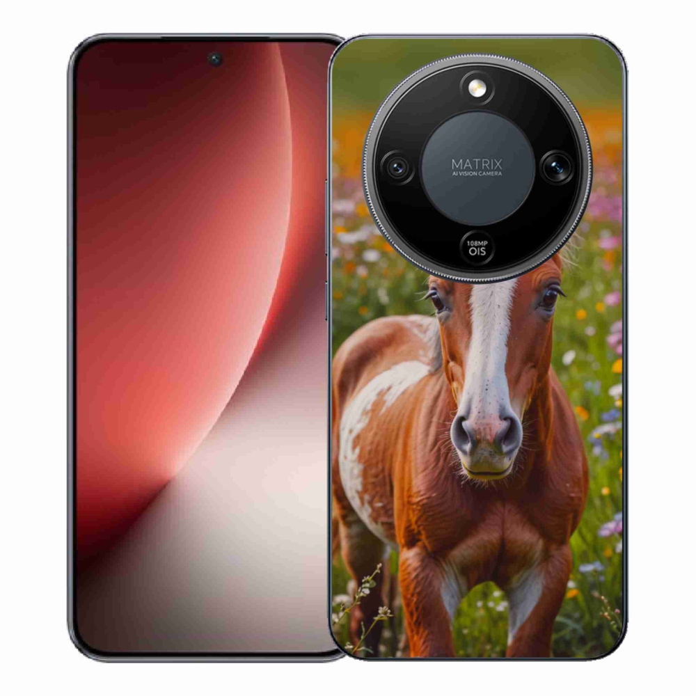mmCase gél tok az Honor Magic 8 Lite 5G-hez – aranyos csikó