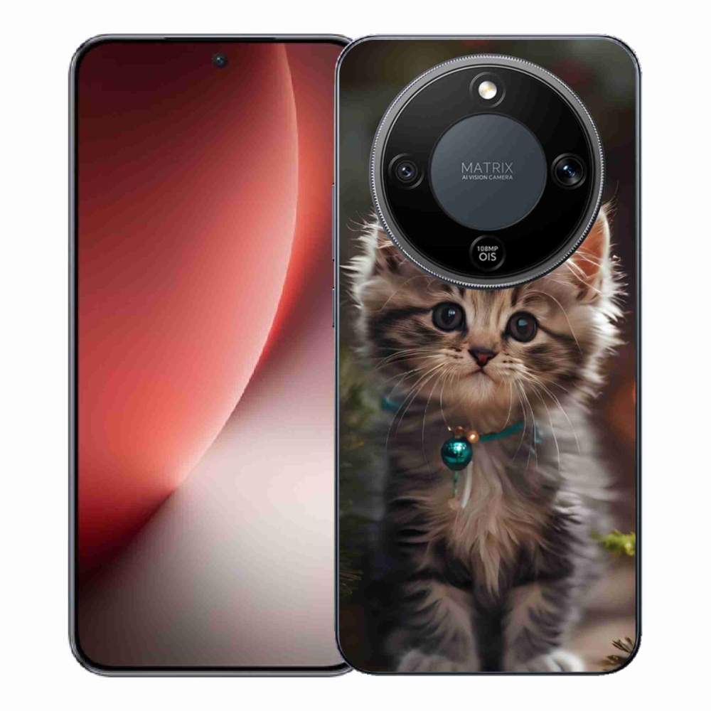 mmCase gél tok az Honor Magic 8 Lite 5G-hez – aranyos cica 11