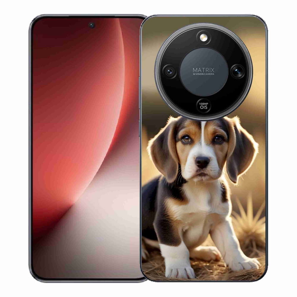 mmCase gél tok az Honor Magic 8 Lite 5G-hez – aranyos beagle